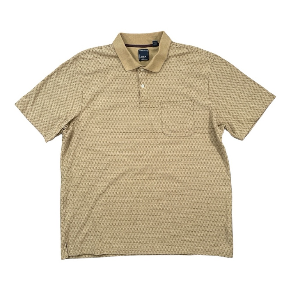 Arrow Polo, Tan, Size X Large